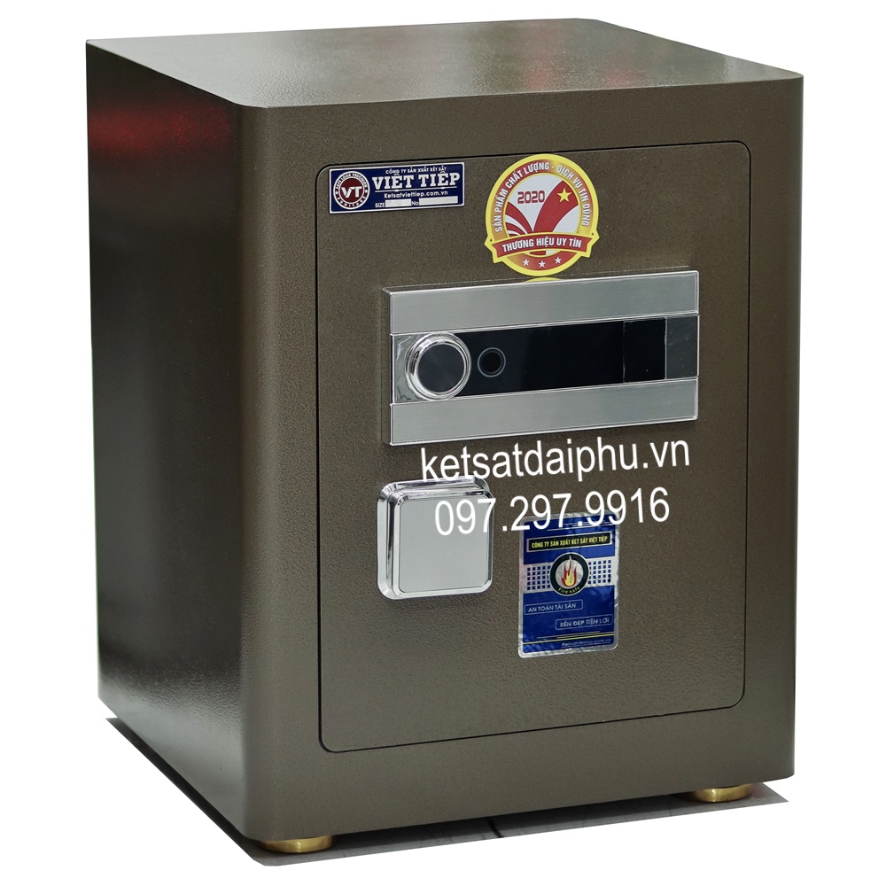 Két Sắt Việt Tiệp Thông Minh Siêu Cường VSC-50SM Rêu Đồng