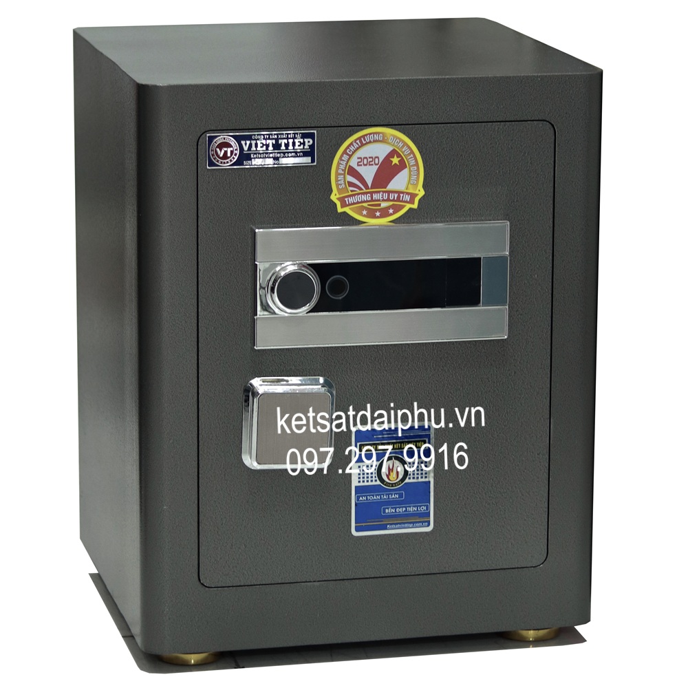 Két Sắt Việt Tiệp Thông Minh Siêu Cường VSC-50SM Xám Đậm